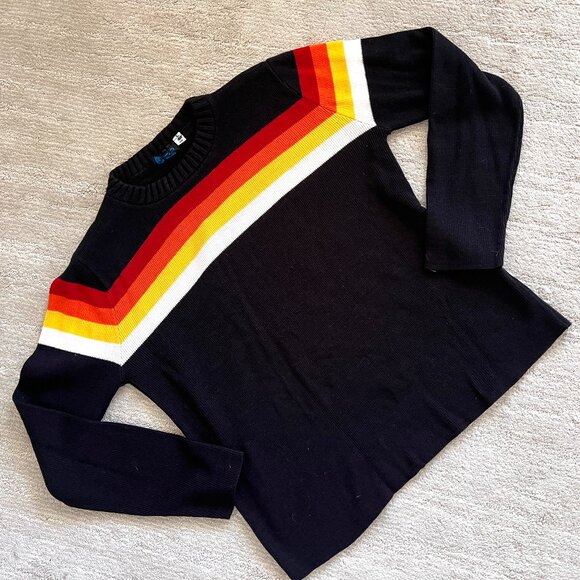 Retro 80's Pullover Ski Style Sweater - Size Medium - Unisex - Picture 2 of 7